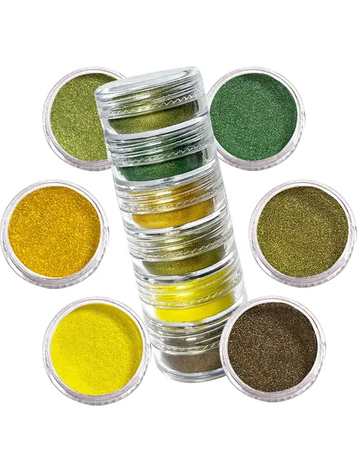 luckymica l03-8 polvo mica 6 colores
