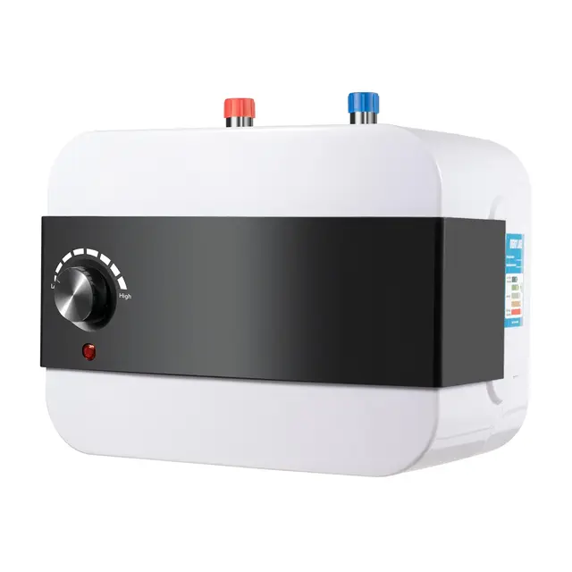 Calentador de agua caliente de 6 l, 1500 W, montaje vertical, dispensador de agua caliente para cocina, cuarto de baño con IPX4, montaje en pared, montaje en pie,