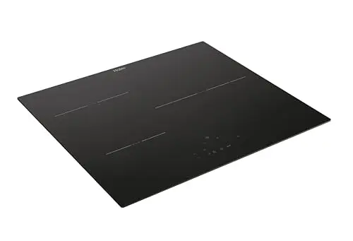 Haier Series 2 HAI633CD/E1 Placa de Inducción, 3 Zonas de Cocción, Ancho 60cm, Controles Independientes, Potencia total 7,4kW, 9 niveles de potencia + Booster, Zona Paellero de 29 cm, Negro