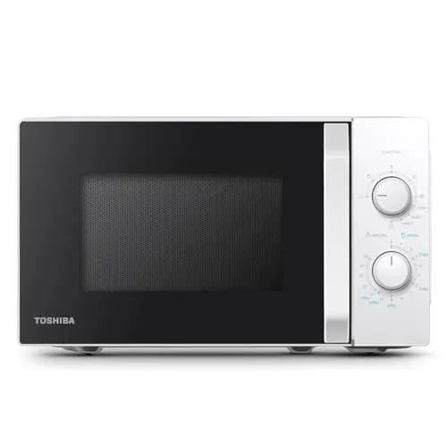 Toshiba MW2-MG20P(WH) Horno microondas 3 en 1 con grill, 20 L, 5 niveles de potencia ajustables, temporizador, 700 W, grill 1000 W, blanco