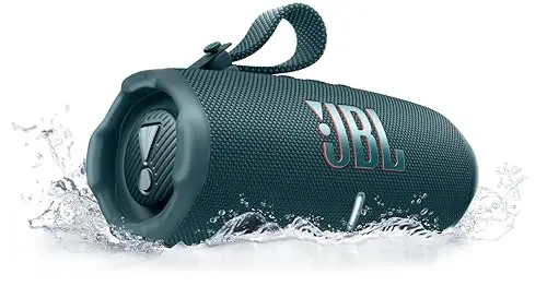 JBL Charge 6, Altavoz Bluetooth portátil inalámbrico, 28h de batería, Resistencia al Agua IP68, a Prueba de Polvo y caídas, Sonido JBL Pro con AI Sound Boost, Compatible con Auracast, Azul