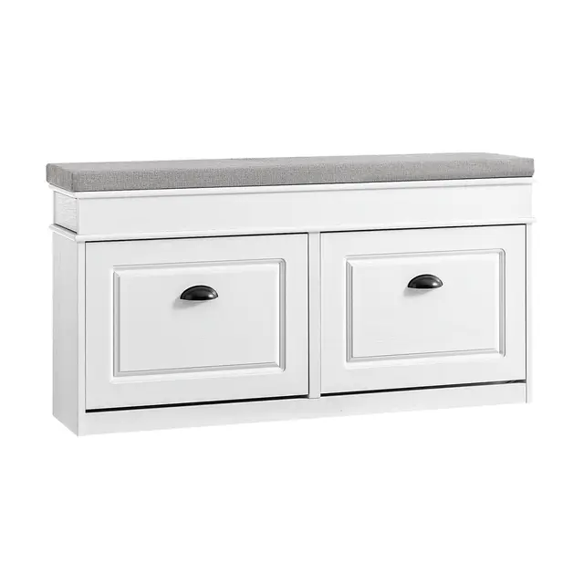 sobuy fsr64-wg banco zapatero con cajón