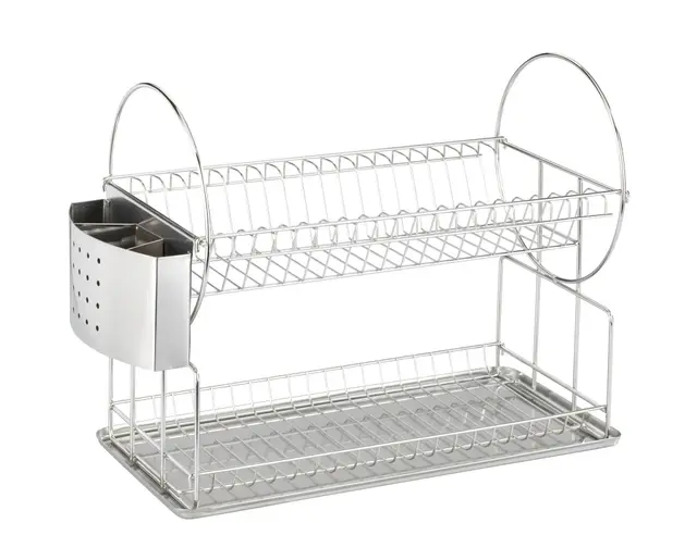 wenko exclusiv duo escurreplatos acero