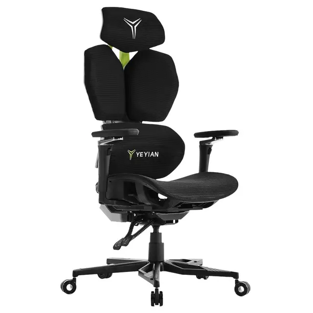 Silla Gaming Ergonómica Proact GM1 Reclinable 90°-135°| Respaldo, Reposabrazos y Altura Ajustables | Ruedas Silenciosas PU 360° | Material Aluminio 370mm | Soporta 150kg | Ideal Trabajo y Videojuegos
