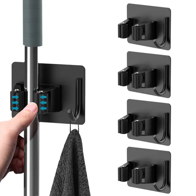 homeasy soporte escobas 4 piezas
