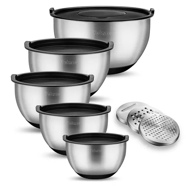velaze vqs-5 cuencos acero inox 5 uds