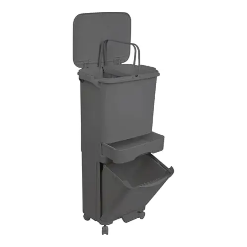 well home wh16049 cubo reciclaje triple