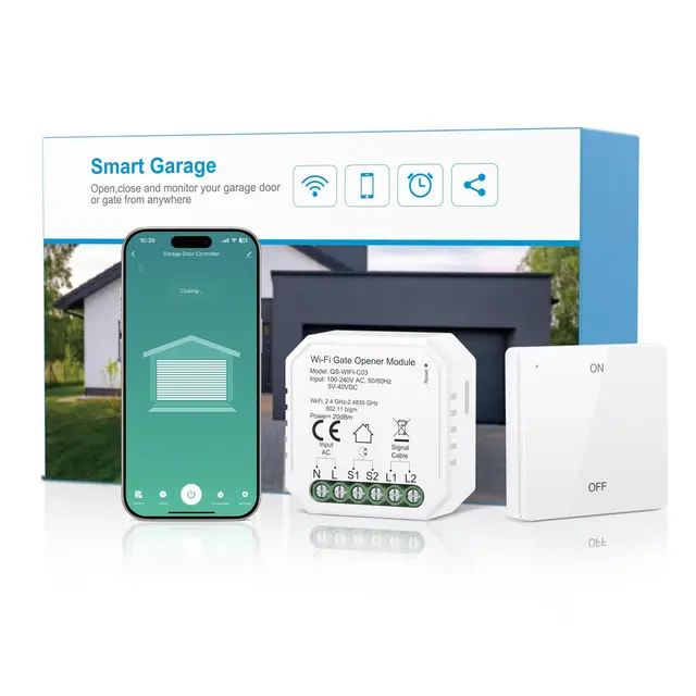 maxcio abridor garaje inteligente wifi