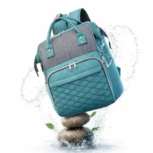 Mochila Bebe | Mochila Carro Bebe Pañaleras Para Bebes | Bolsa Mochila Maternidad Carrito Pañalera Premama | Pañaleras Mochila Bebé Carro Italy Mala Maternidade | Diaper Bag Walking Cambiador (Verde)