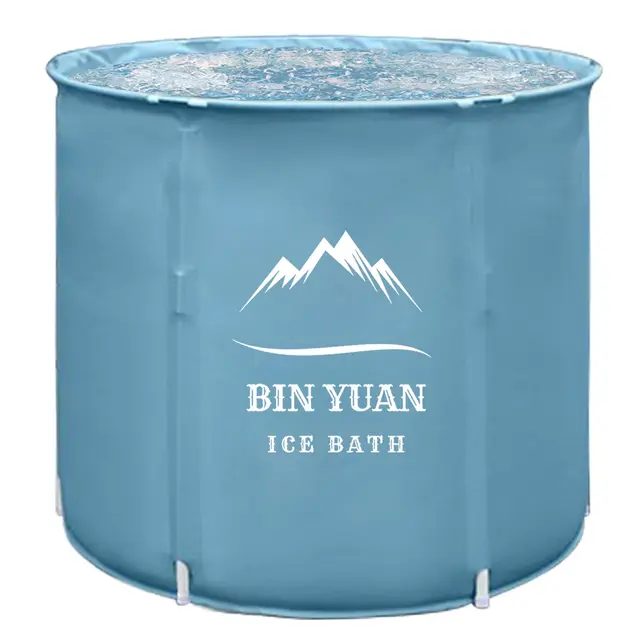 b&y 8078-blue bañera hielo plegable