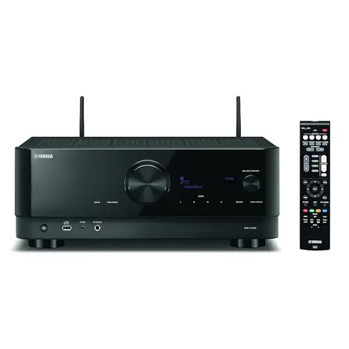 Yamaha RX-V4A - Receptor de Red con Sonido Surround MusicCast, Funciones específicas para Juegos y Sistemas de Control de Voz, Talento Completo con 5.2 Canales