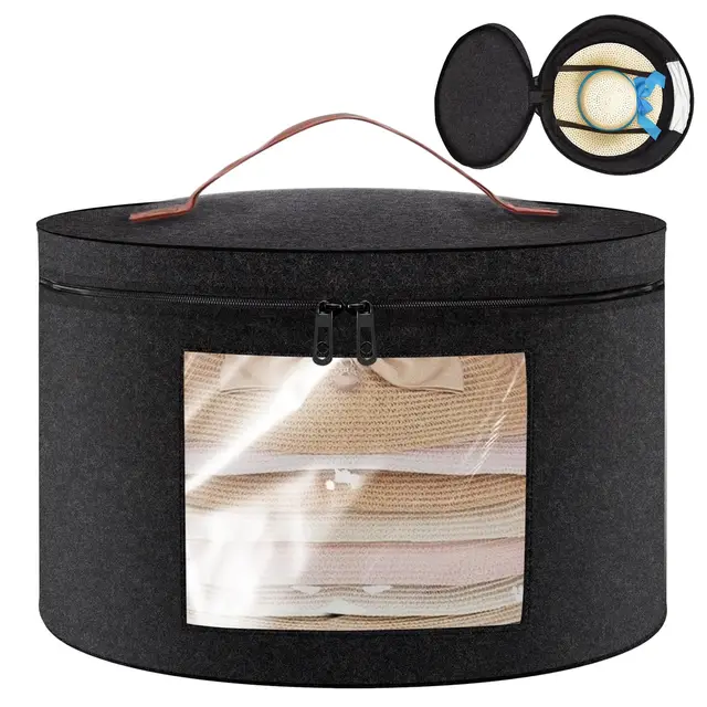wefinest caja redonda para sombreros