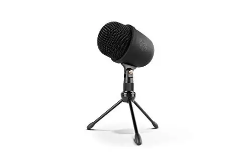 KROM KIMU Pro - Micrófono unidireccional, Conexión Micro USB para móviles y Tablets, Audio 3.5 mm Jack