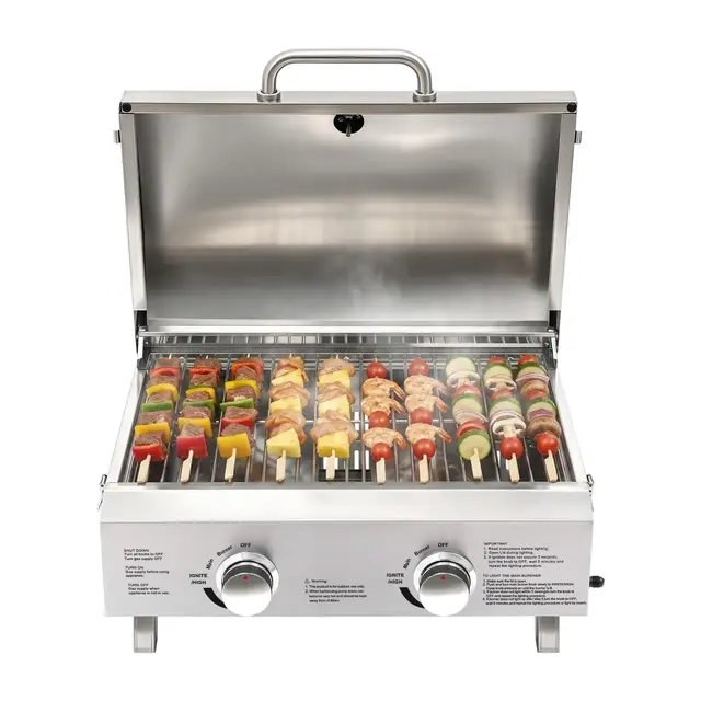 falyrex tischgasgrill barbacoa de gas