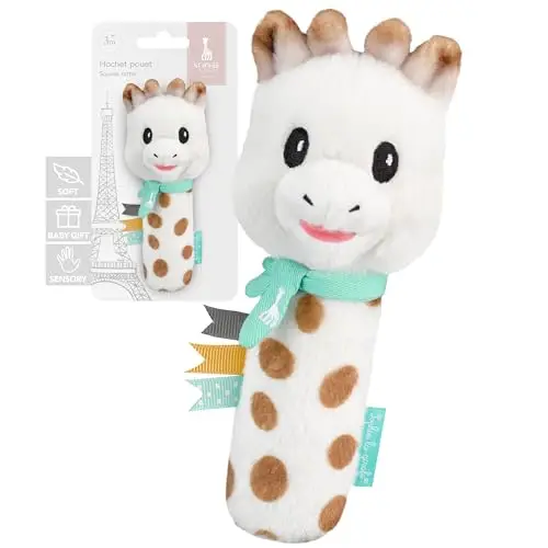 Sophie la girafe - Sonajero de Peluche con Cascabeles - Desde 7 Meses