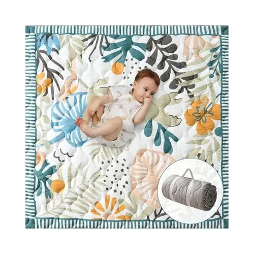 momcozy alfombra de juego 127x127 cm