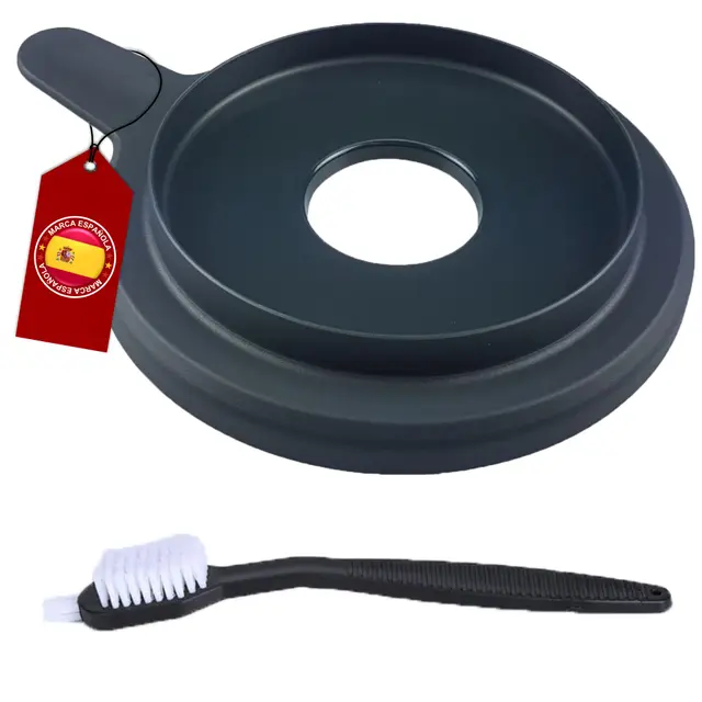 Tapa Compatible con Thermomix Tm5 / Tm6 - Incluye Junta de Silicona para un Sellado Adecuado + Cepillo Especial para una Limpieza Impecable - tapadera fabricación de vanguardia
