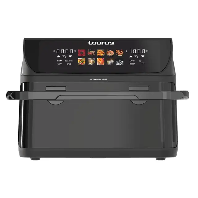 Taurus - Freidora de Aire 10L, 2800W, Grill 360, 10 Programas, Sin Aceite