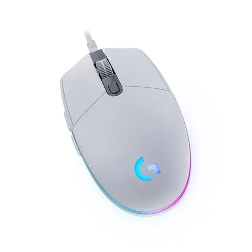Logitech G G203 LIGHTSYNC Ratón Gaming con Iluminación RGB Personalizable, 6 Botones Programables, Captor 8K para Gaming, Seguimiento de hasta 8,000 dpi, Ultra-Ligero - Blanco