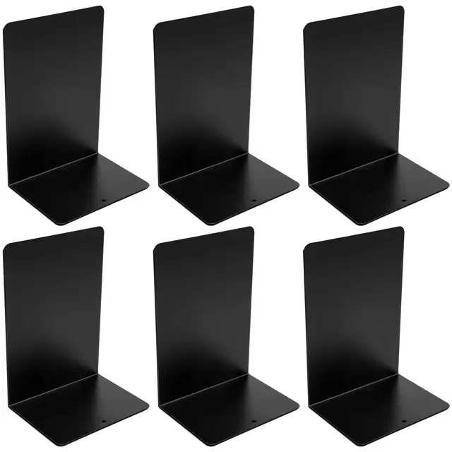 kureny lsl6h set 6 sujetalibros metal