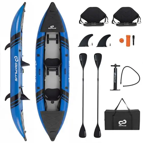 costway kayak hinchable 2 plazas
