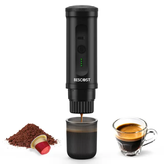 BESCOST CF-H03Pro Cafetera Espresso Portátil 20 Bar