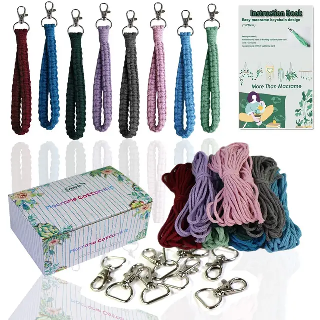 suo long kit llavero macramé 3mm
