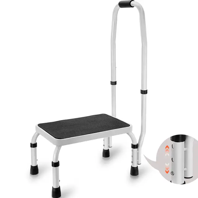 vevor taburete escalera 1-step asa