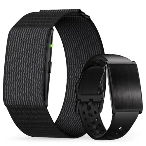 Pulsera Inteligente Bluetooth sin Pantalla para Mujer y Hombre, Fitness Tracker 24/7 Monitor de Ritmo Cardíaco y Sueño con Análisis AI, 60 Días Batería, 170+ Modos Deportivos, Sin Suscripción
