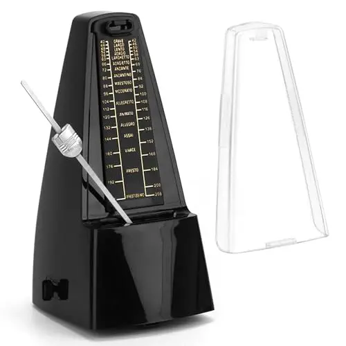 qwork wd9679 metrónomo mecánico con