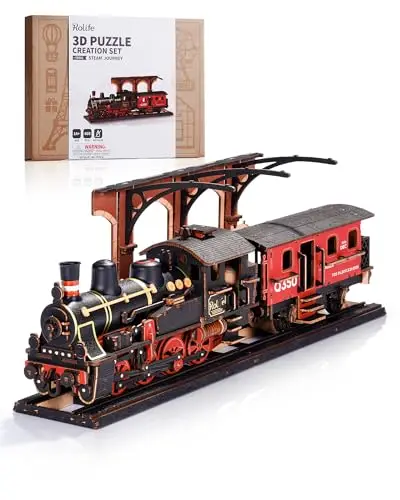 rolife steam journey maqueta tren madera