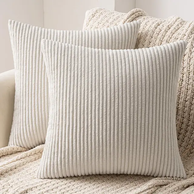 miulee funda cojín corduroy 40x40