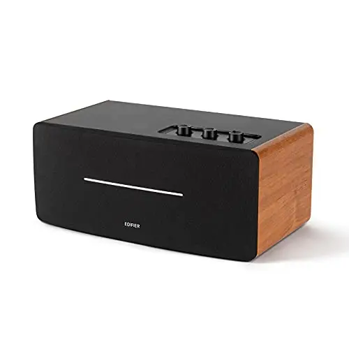 EDIFIER D12 Sistema de altavoces estéreo compacto (70 W) con Bluetooth 5.0 y control remoto por infrarrojos: perfecto para el comedor - la cocina y el lugar de trabajo