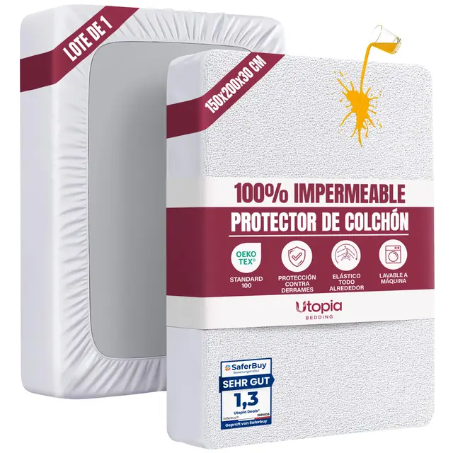 utopia bedding protector colchón