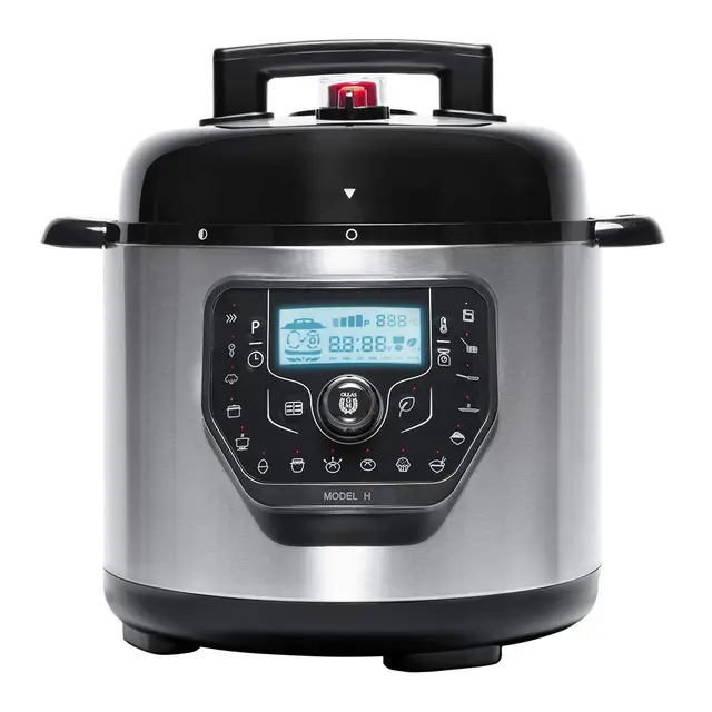 Cecotec Olla Programable GM Modelo H Deluxe. Programable 24 horas, Capacidad 6 litros,Sistema de cocción inteligente, Función báscula,Temperatura ajustable, Presión ajustable