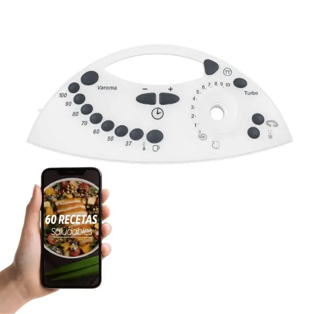 Botonera Thermomix TM31 | Panel Frontal Completo con Teclado de Membrana | Repuestos, Accesorios de la Thermomix TM31 y Thermomix TM31 Recambios | Bimby (Incluye E-Book 60 Recetas)