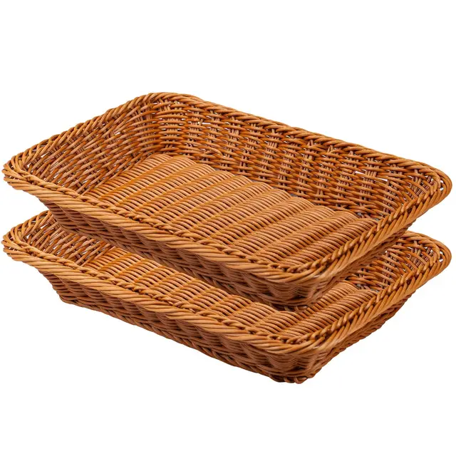 orrdiffi cesta pan trenzada set 2