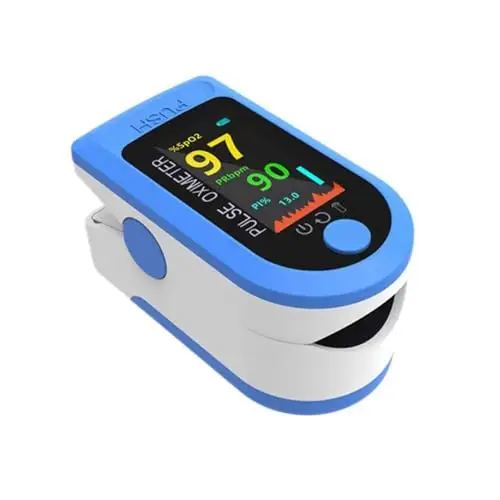 Pulsioxímetro de Dedo, Oxímetro para Adultos - Precisión de Grado Clínico con Pantalla TFT a Color, Operación de un Solo Botón, Fácil de Usar en Casa para Adultos y Niños