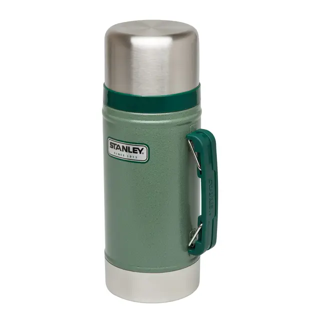 Stanley Classic Legendary Fiambrera Termica 0.7L - Caliente Durante 15 Horas - Termo para comida de Acero Inoxidable Sin BPA - Tapa Doble que Sirve de Taza - Apto Para Lavavajillas - Green