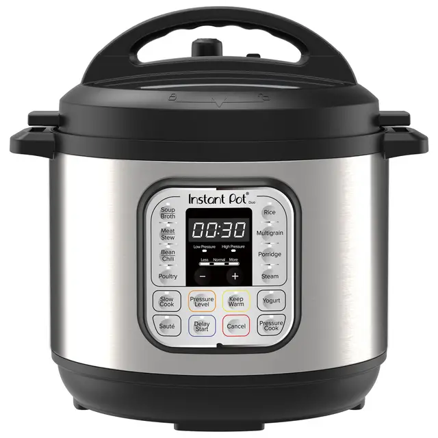 Instant Pot Duo 80 7 en 1 Olla a Presión Eléctrica con Función de Arrocera, Cocción Lenta, Yogurtera, Vaporera, 8 L