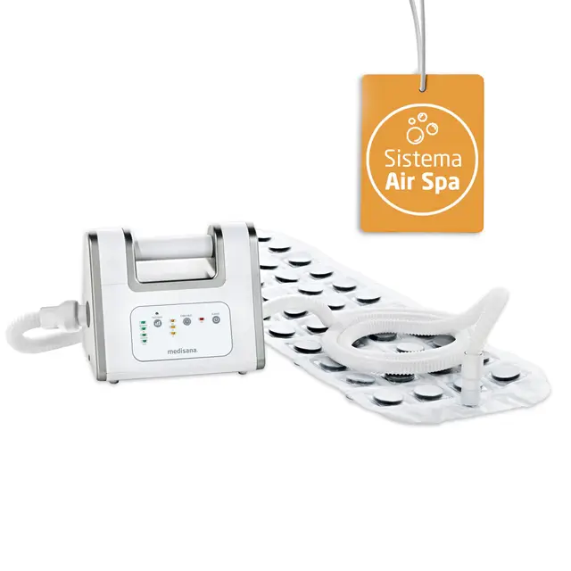 medisana BBS Masajeador de burbujas, Bañera con alfombrilla de burbujas, Alfombrilla de hidromasaje, Incl. Dispensador de aromas, 3 niveles de intensidad, Función temporizador, Spa para el hogar