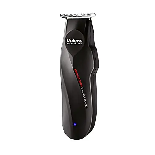 Valera, Absolut Zero 658.01, Máquina Cortapelos Hombre Profesional, Cuchillas 42 mm para un Corte Mínimo de 0.1 mm, Funcionamiento Sin Cables o con Alimentación, Batería Incluida, Swiss Made
