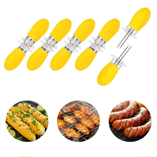chaneehann pinchos maíz 10 piezas acero