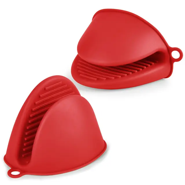 auauy mini manoplas silicona horno