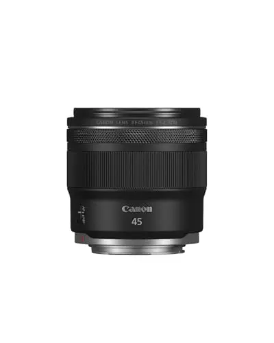 Canon Objetivo RF 45mm F1.2 STM - Objetivo Fijo con Apertura Superrápida f/1.2 | Ligero Fotografía de Retrato | Compatible con Cámaras Canon del Sistema EOS R
