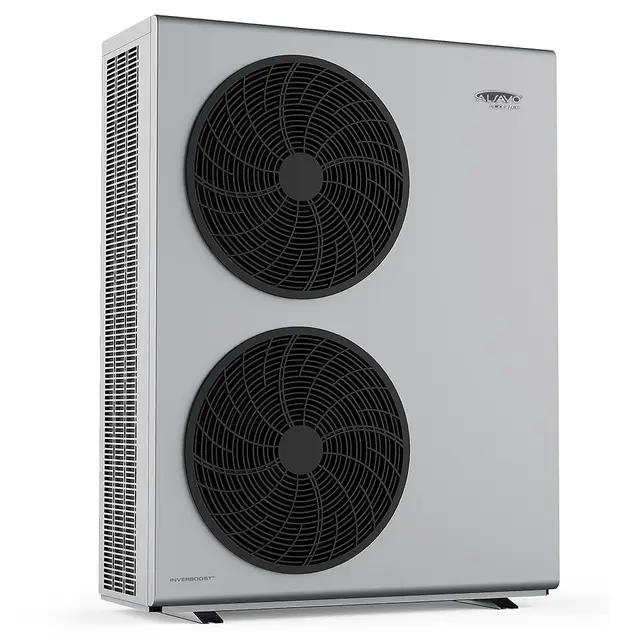 Bomba de Calor Aire-Agua Monobloque INVERBOOST HEAT R290 12 kW, Monofásica con Doble Ventilador, Clase Energética A+++, Calefacción, Refrigeración y Agua Caliente Sanitaria