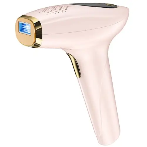 NIKYJM Depiladoras de luz pulsada, depilación láser IPL con función de enfriamiento, 9 velocidades y 3 funciones HR/SC/RA, Dispositivo de depilación para hombres, mujeres, cuerpo, axilas