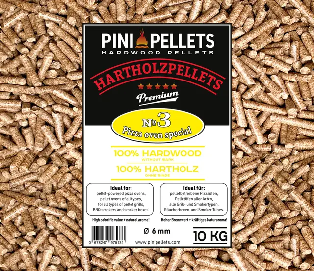 pini pellets №3 horno pizza 10kg