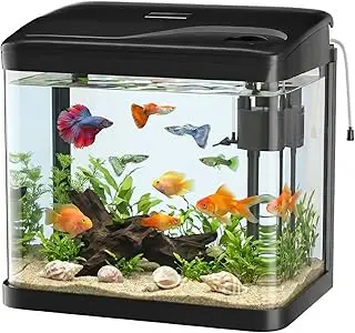 acuario completo 10l cristal con filtro