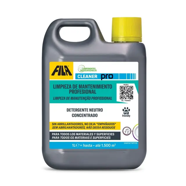 fila cleaner pro limpiador ph neutro 1l